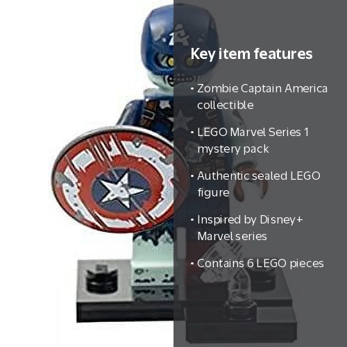 LEGO, Marvel Series Zombie Captain America Minifigure, 71031