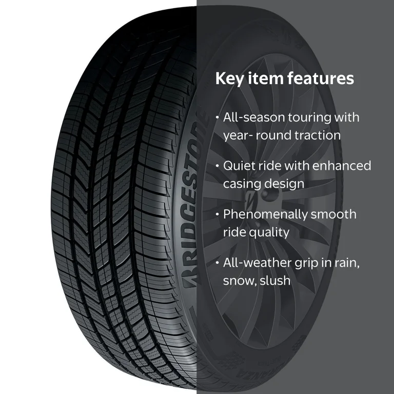 Bridgestone Turanza Quiettrack 255/40R19 100V Tire Fits: 2017