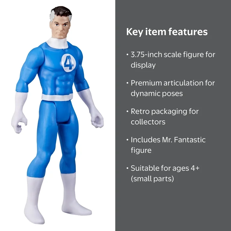 Marvel Legends Series 3.75-inch Retro 375 Collection Mr. Fantastic