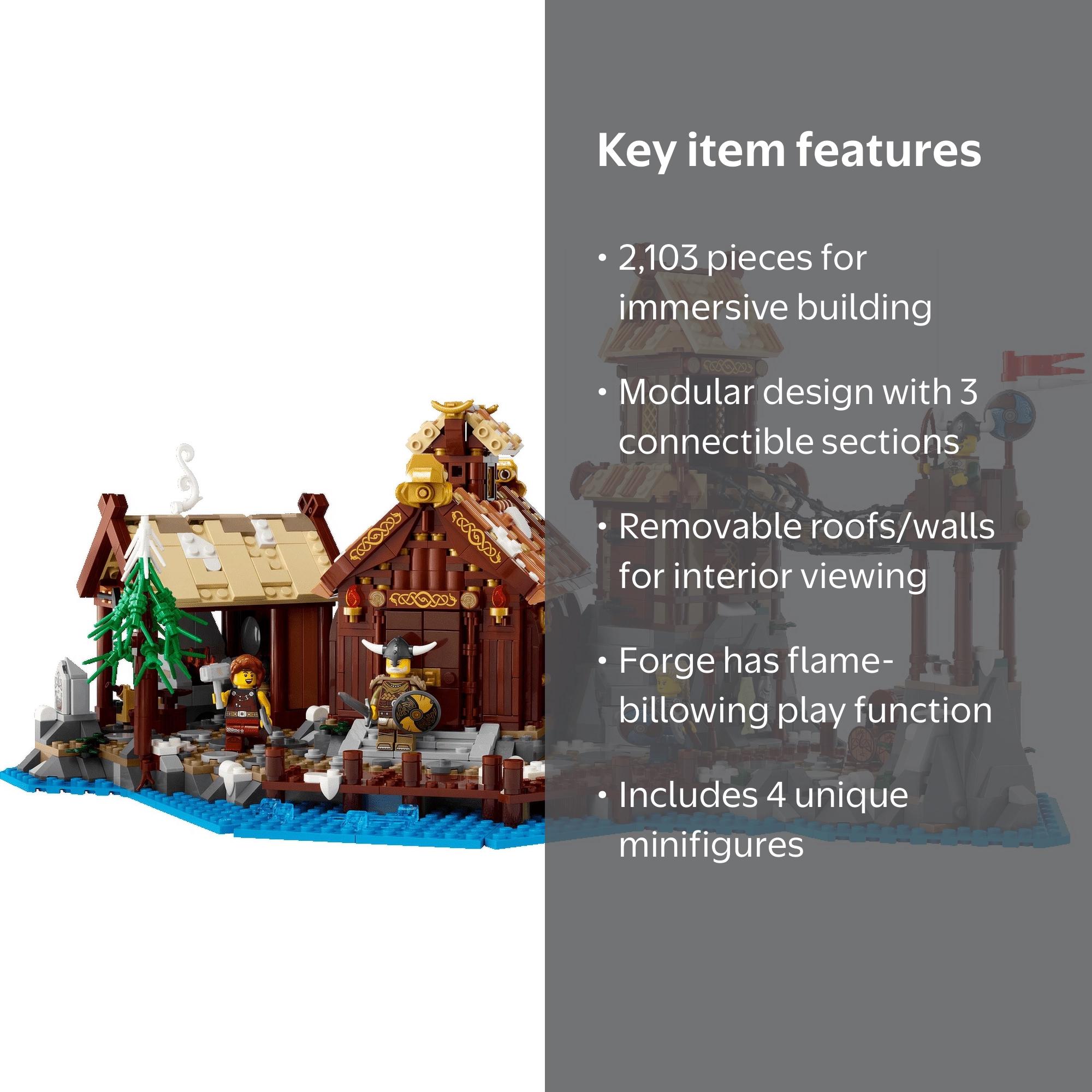 LEGO Ideas Viking Village 21343 - Walmart.com