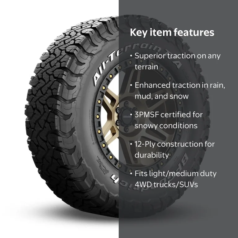 BFG All-Terrain T/A KO3 LT325/65R18 128S F - Walmart.com