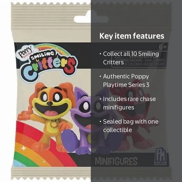 PhatMojo, Poppy Playtime Smiling Critters Mini Figures Mystery