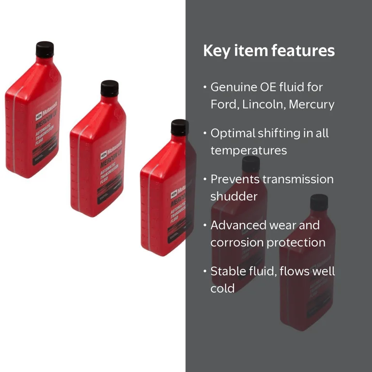 5 Quart Genuine FORD Automatic Transmission Fluid MOTORCRAFT