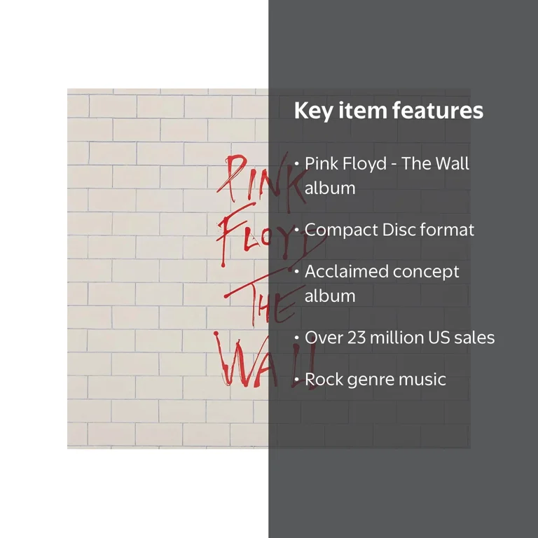Pink Floyd - The Wall (CD) - Walmart.com