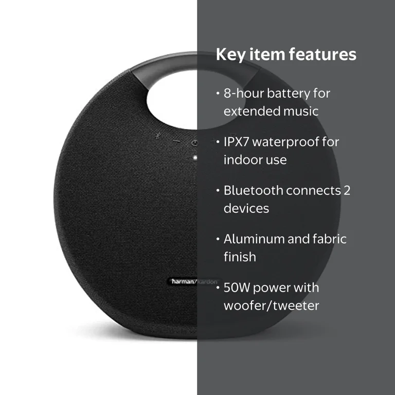 Harman Kardon Onyx Studio 6 Bluetooth Speaker - IPX7, Extra Bass