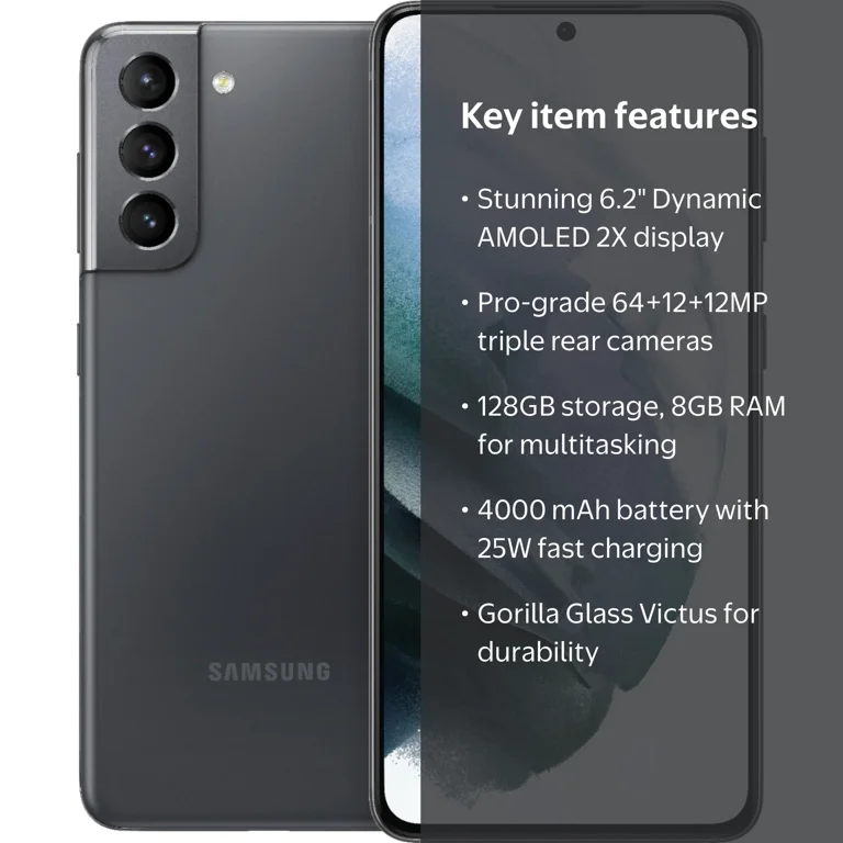 Samsung Galaxy S21 5G G991B 128GB Dual Sim GSM Unlocked Android