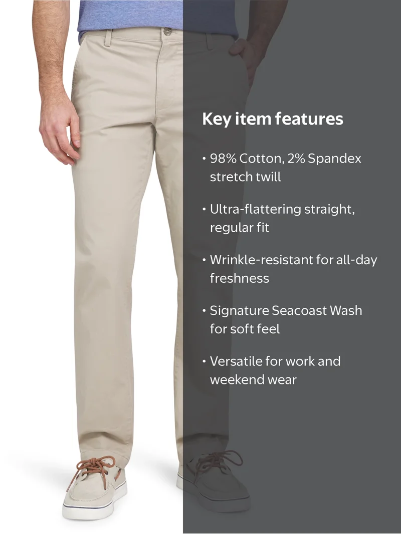 Chaps, Men's Chino Pants, Sizes 32-42, Seacoast Twill - Walmart.com