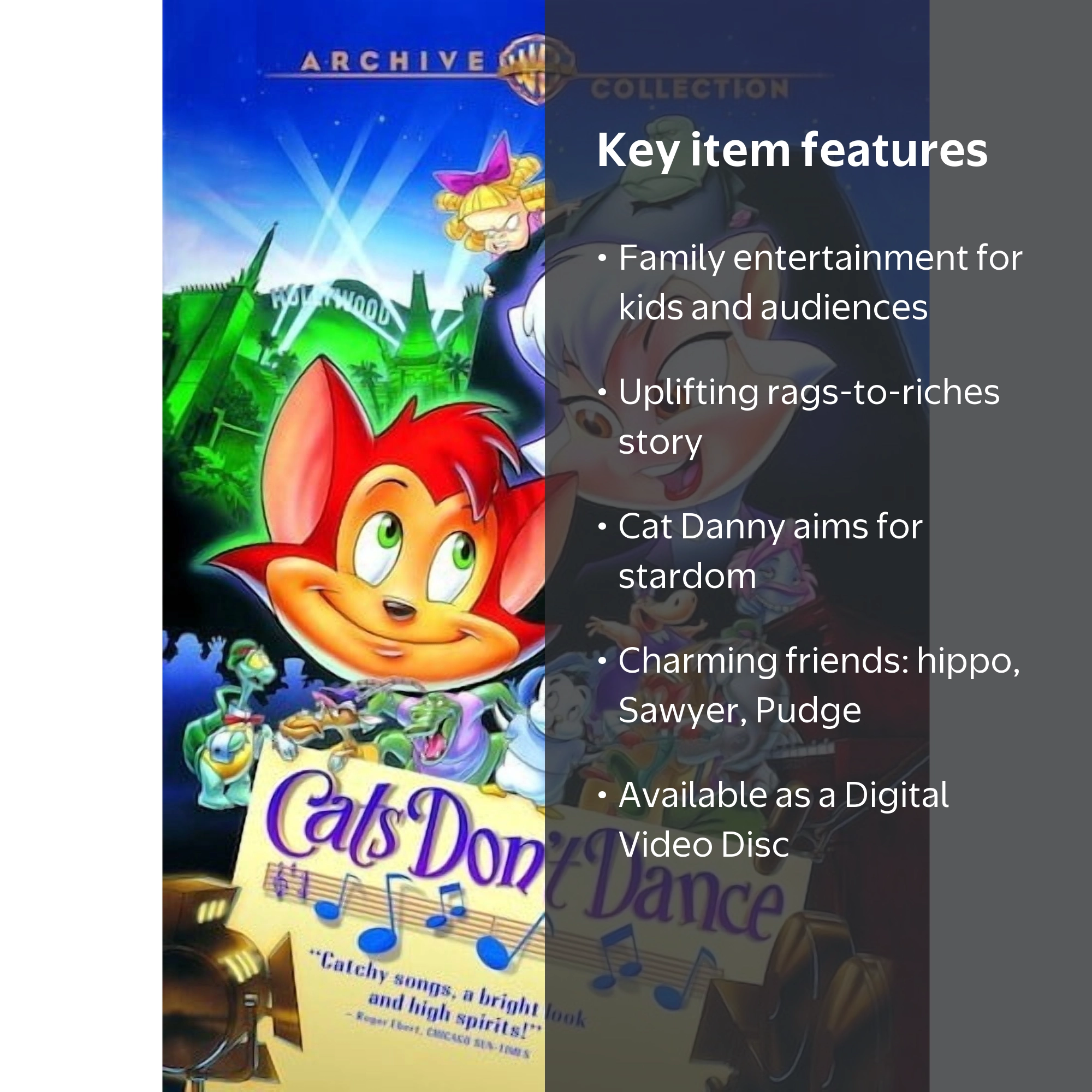 Warner Archives - Cats Don't Dance [DIGITAL VIDEO DISC] - Walmart.com