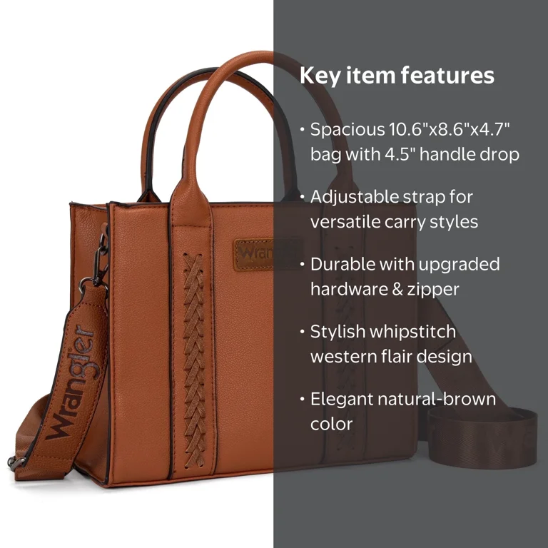 Montana West, Wrangler Tote Bag, 10.6