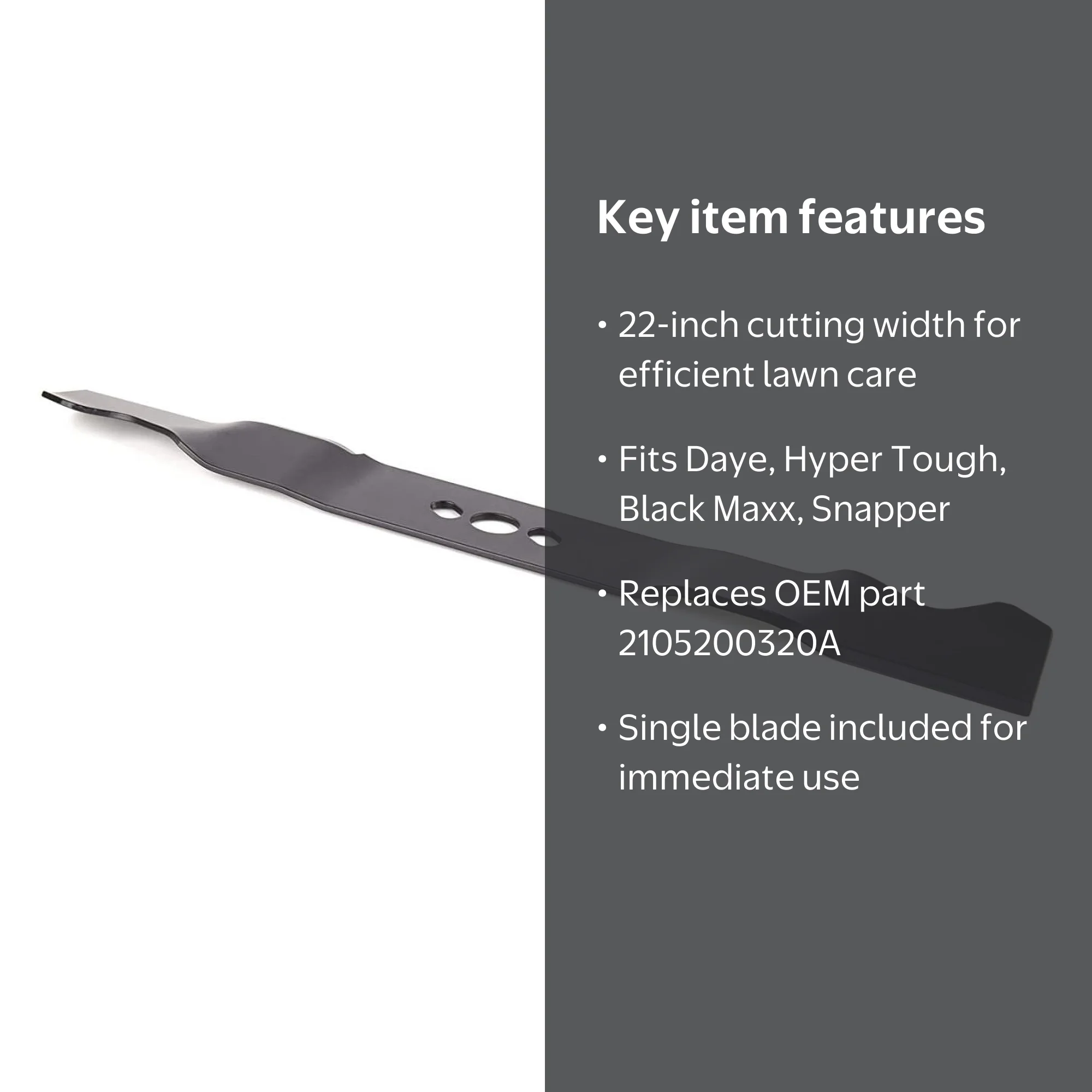 Daye 84005313 22-Inch Hyper Tough Blade - Walmart.com
