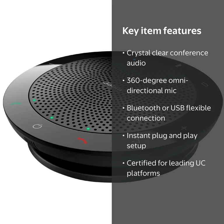 Jabra Speak 510 MS Wireless Bluetooth Speakerphone - Walmart.com
