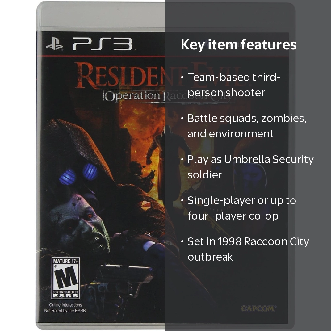Resident Evil: Operation Raccoon City - Playstation 3 - Walmart.com