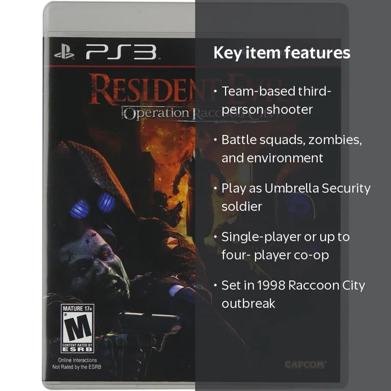 Resident Evil: Operation Raccoon City - Playstation 3 - Walmart.com