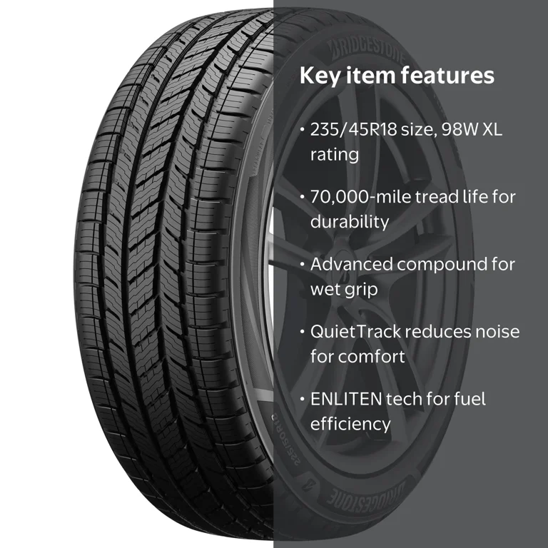 「RT-235498」 Bridgestone Turanza Prestige All Season 235/45R18 98W XL Passenger