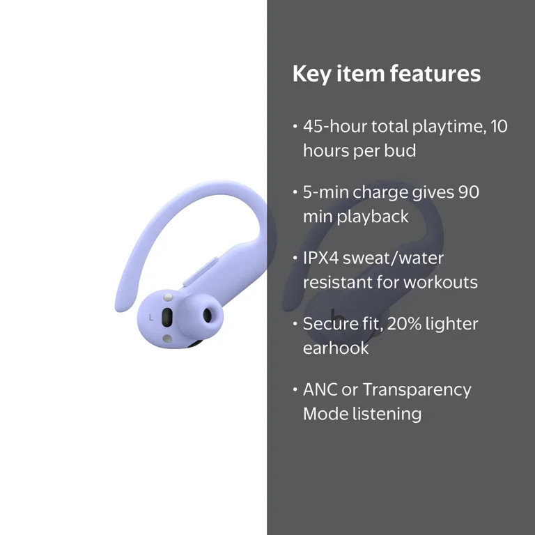 Beats by Dr. Dre, Earbuds, Powerbeats Pro 2, Hyper Purple