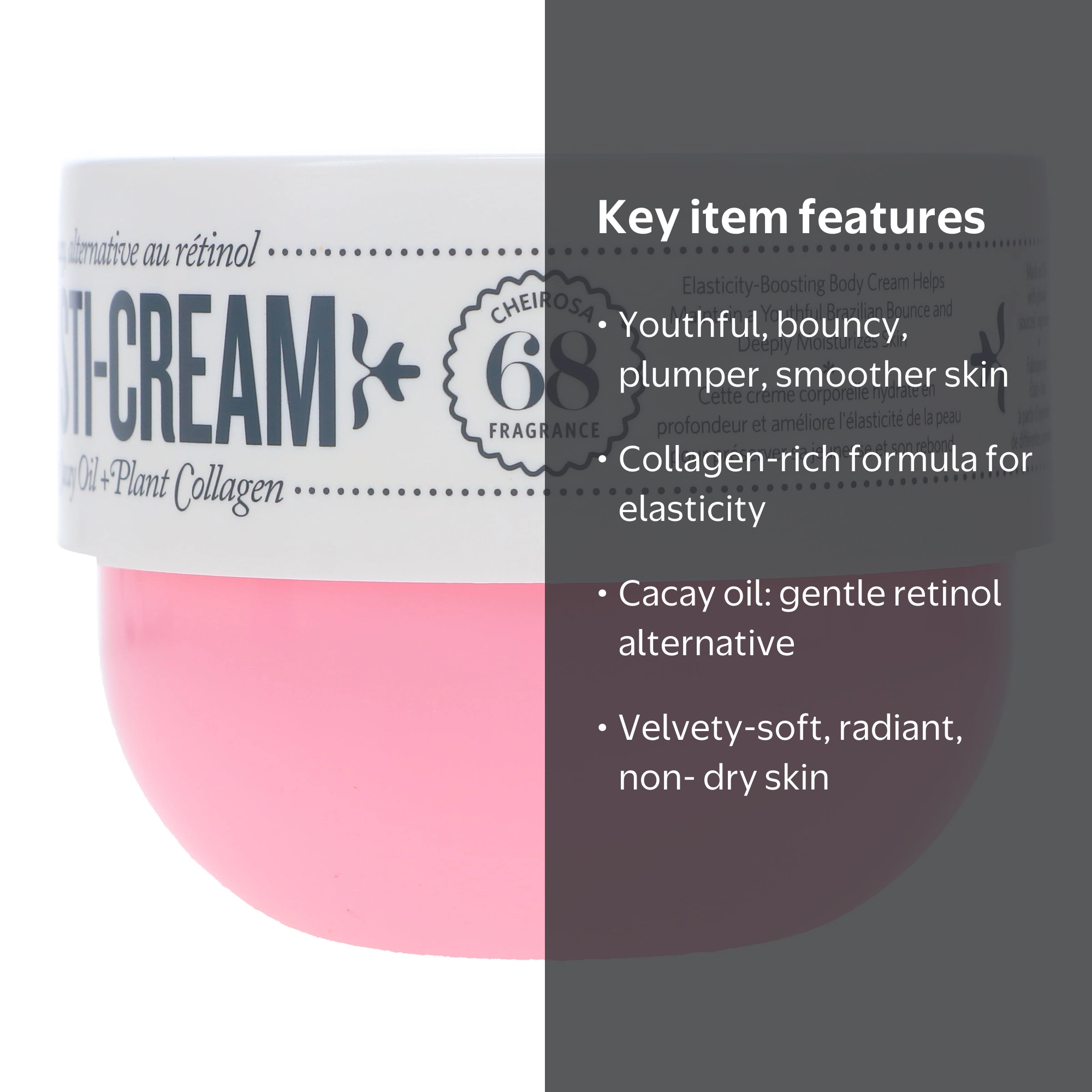 Sol De Janeiro Beija Flor Elasti-Cream, 8 oz, Boosts Collagen