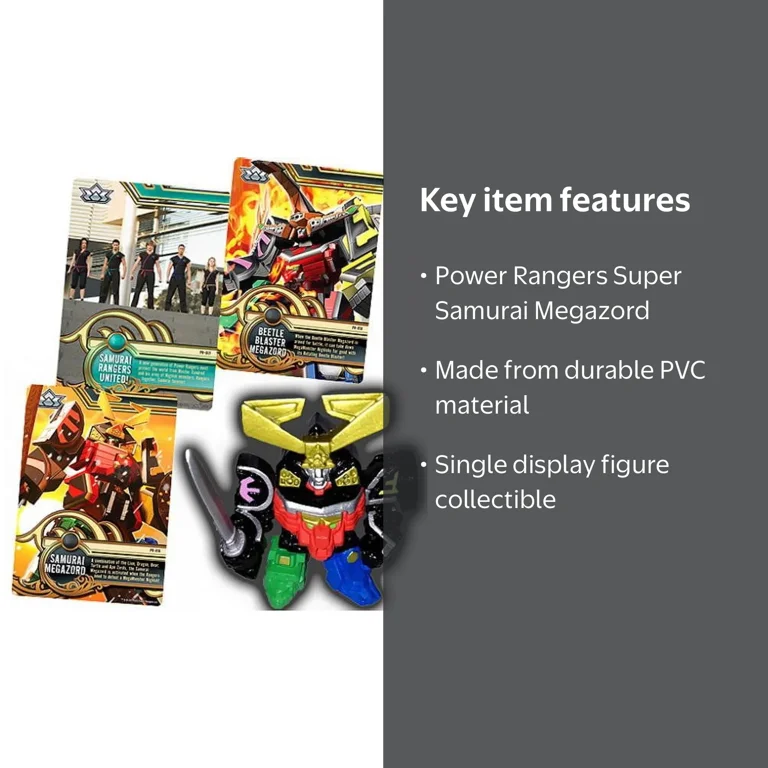 Power Rangers Super Samurai Megazord 1 PVC Figure - Walmart.com