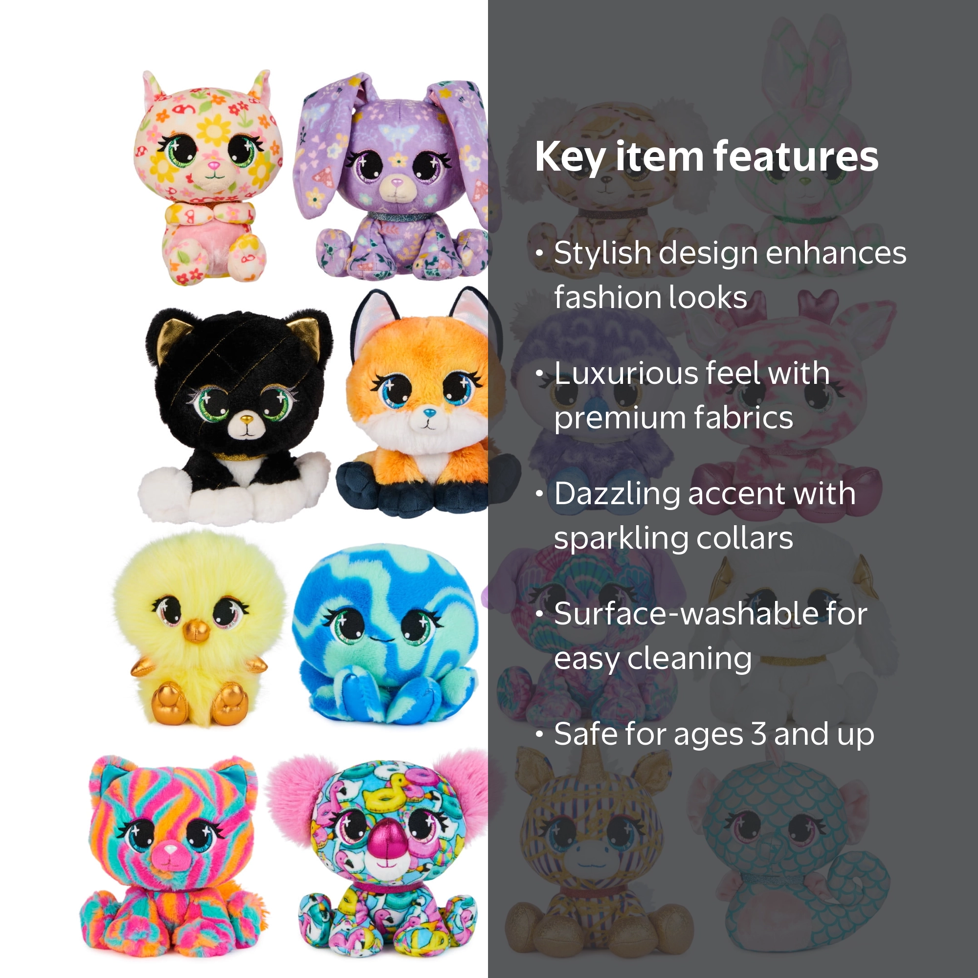 P.Lushes Pets Stuffed Animal (Styles May Vary) - Walmart.com