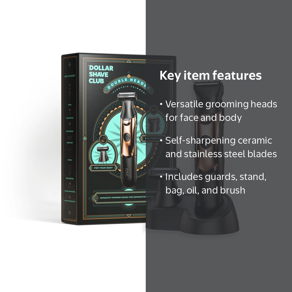 Dollar Shave Club Double Header Electric Trimmer