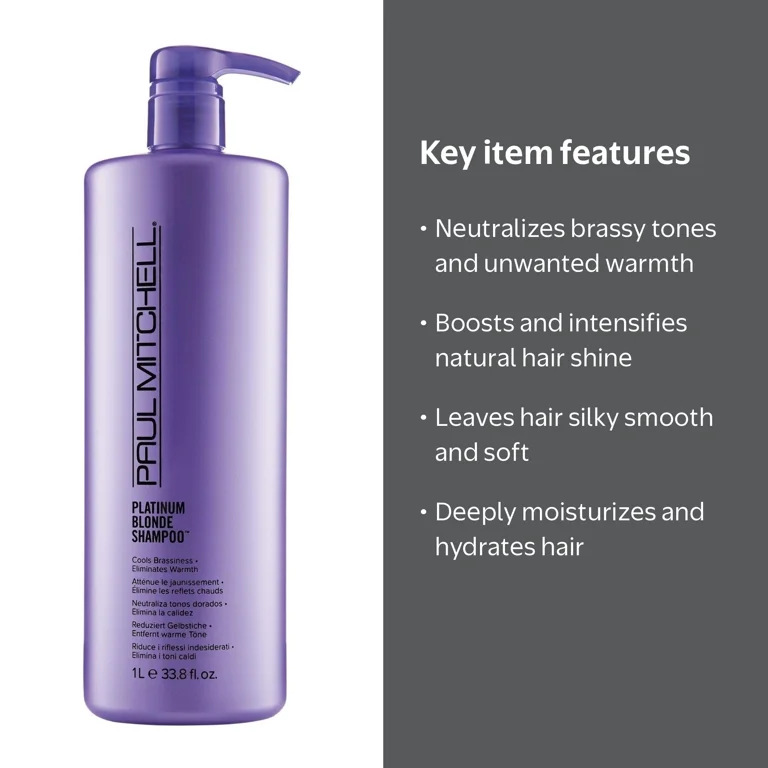 Free Shipping! Paul Mitchell Purple Blonde Shampoo 33.8 oz