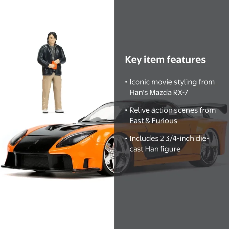 HW Rides FF Mazda RX-7 1:24 Vehicle and Figure - Walmart.com HW Rides FF Mazda RX-7 1:24 Vehicle and Figure - Walmart.com