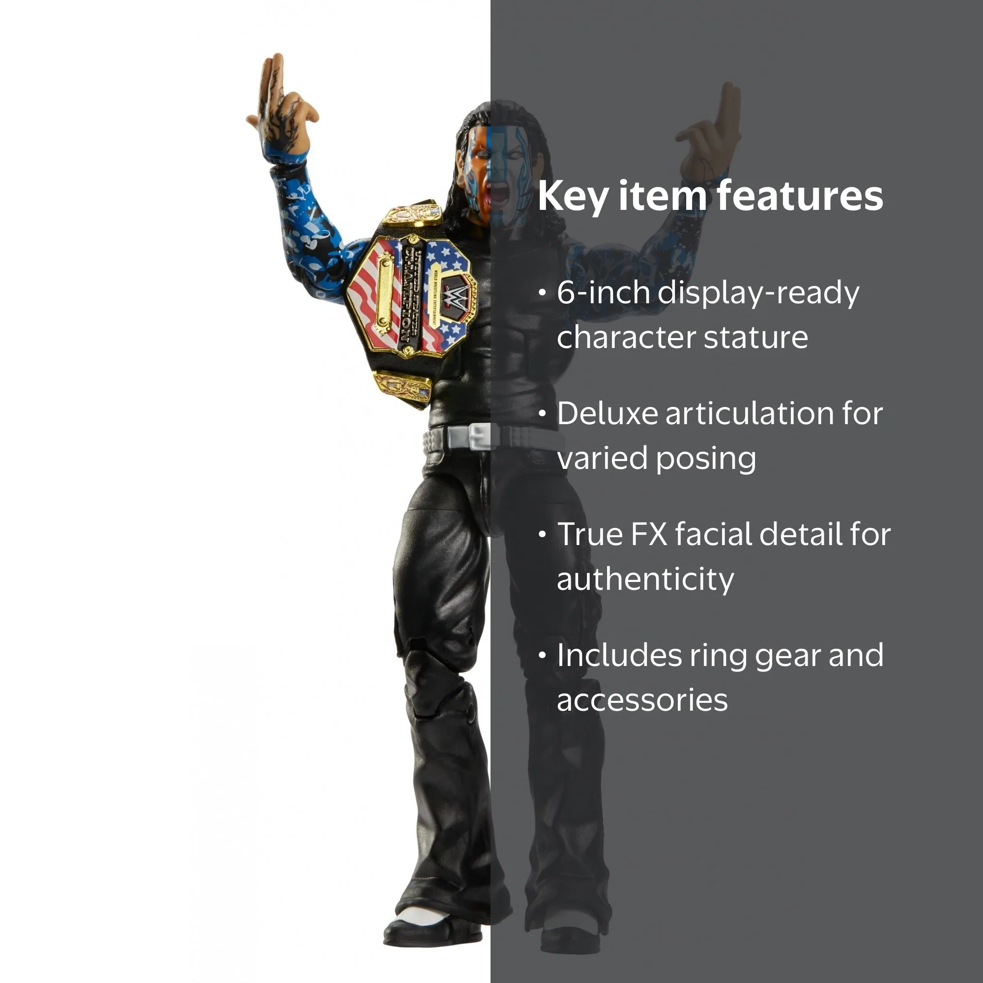 WWE Elite Figure Jeff Hardy - Walmart.com