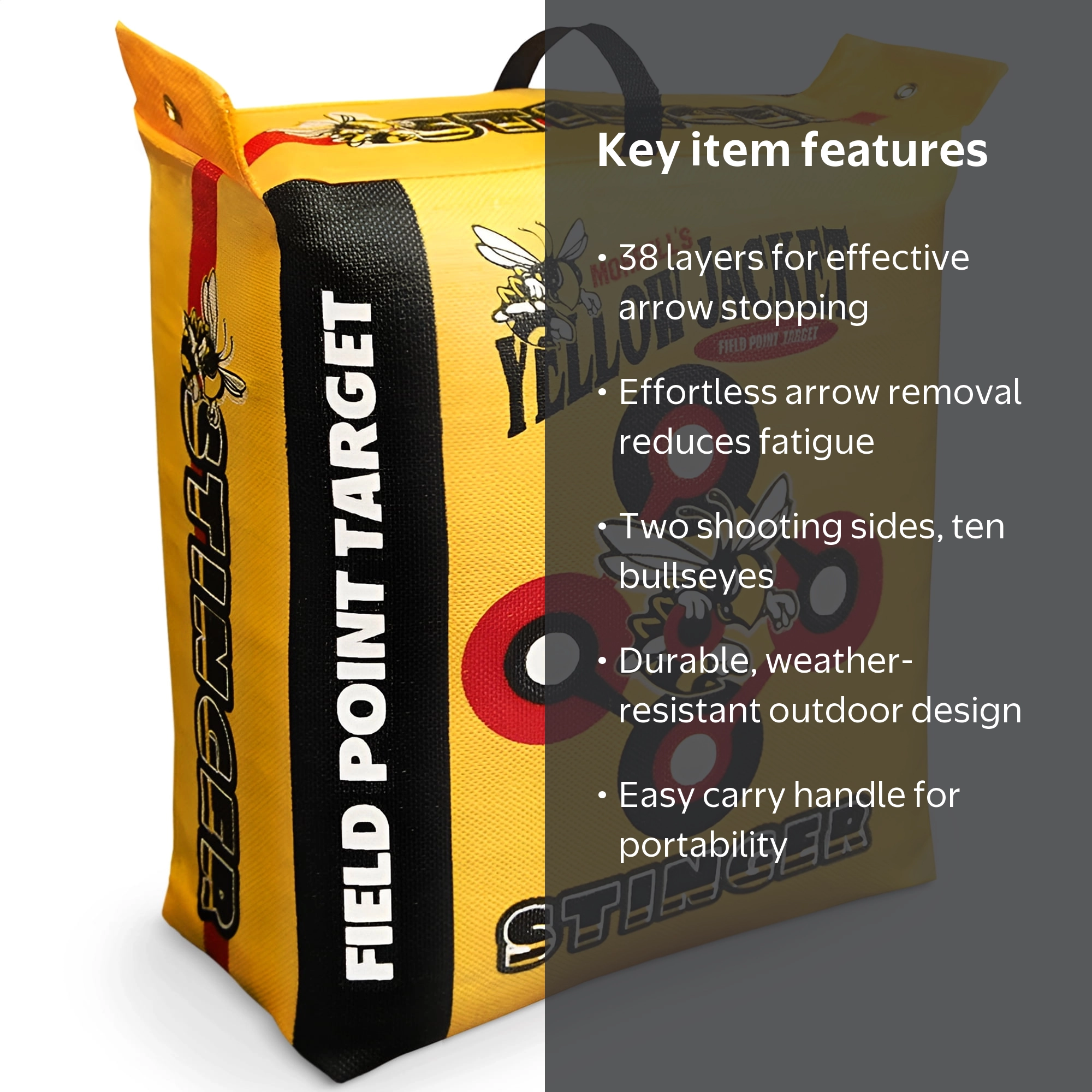 Morrell Yellow Jacket Portable Stinger Archery Bag Target 20