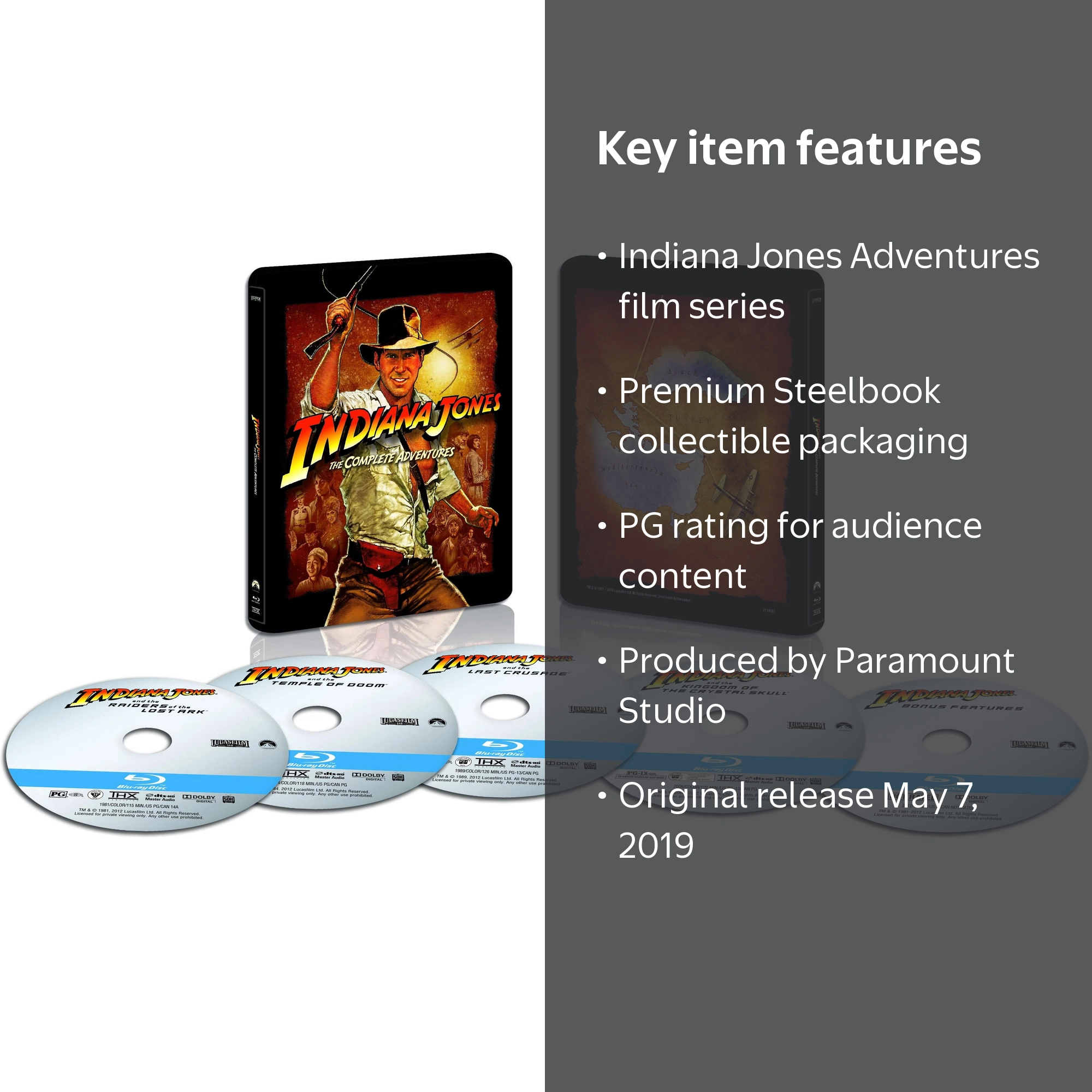 Indiana Jones Adventures (Steelbook) - Walmart.com