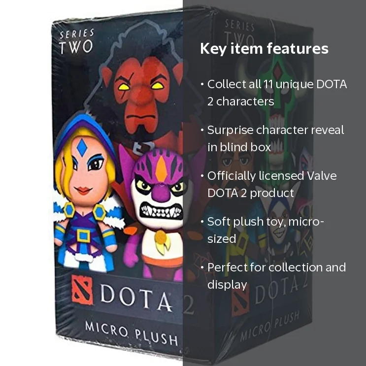DOTA 2 Micro Plush Blind Box Series 2 - Walmart.com