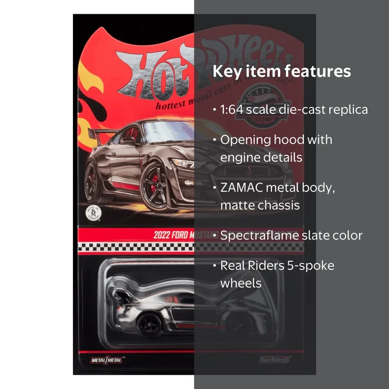 Hot Wheels RLC 2022 Ford Mustang Shelby GT500 Code Red Collectors
