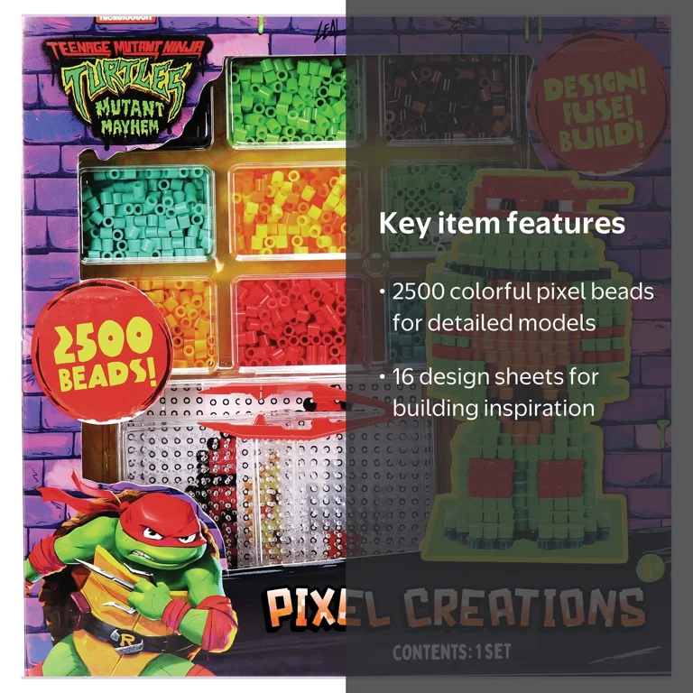 [生前特注品] TADY本人手彫り(TADY&KING)龍レザータブレット用 Tara Toy: 3D Pixel Creations - TMNT - 2500 Beads Kit, DIY Your Own