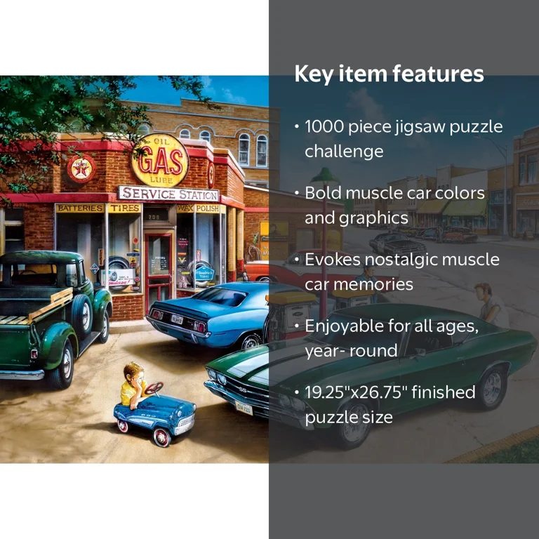 MasterPieces 1000 Pc Jigsaw Puzzle - Muscle Car Dreams 19.25
