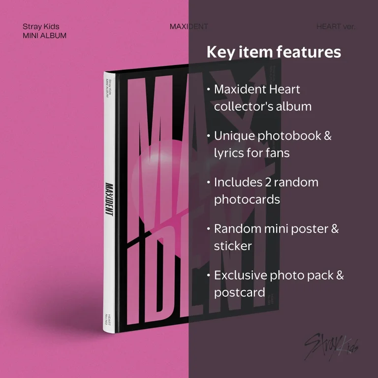 JYP Entertainment, Stray Kids MAXIDENT (HEART Ver.), Music