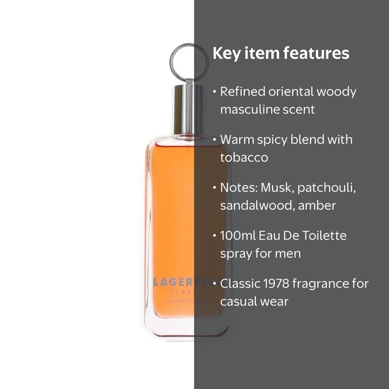 KARL LAGERFELD PARIS, Lagerfeld Classic, 3.3 oz EDT spray men