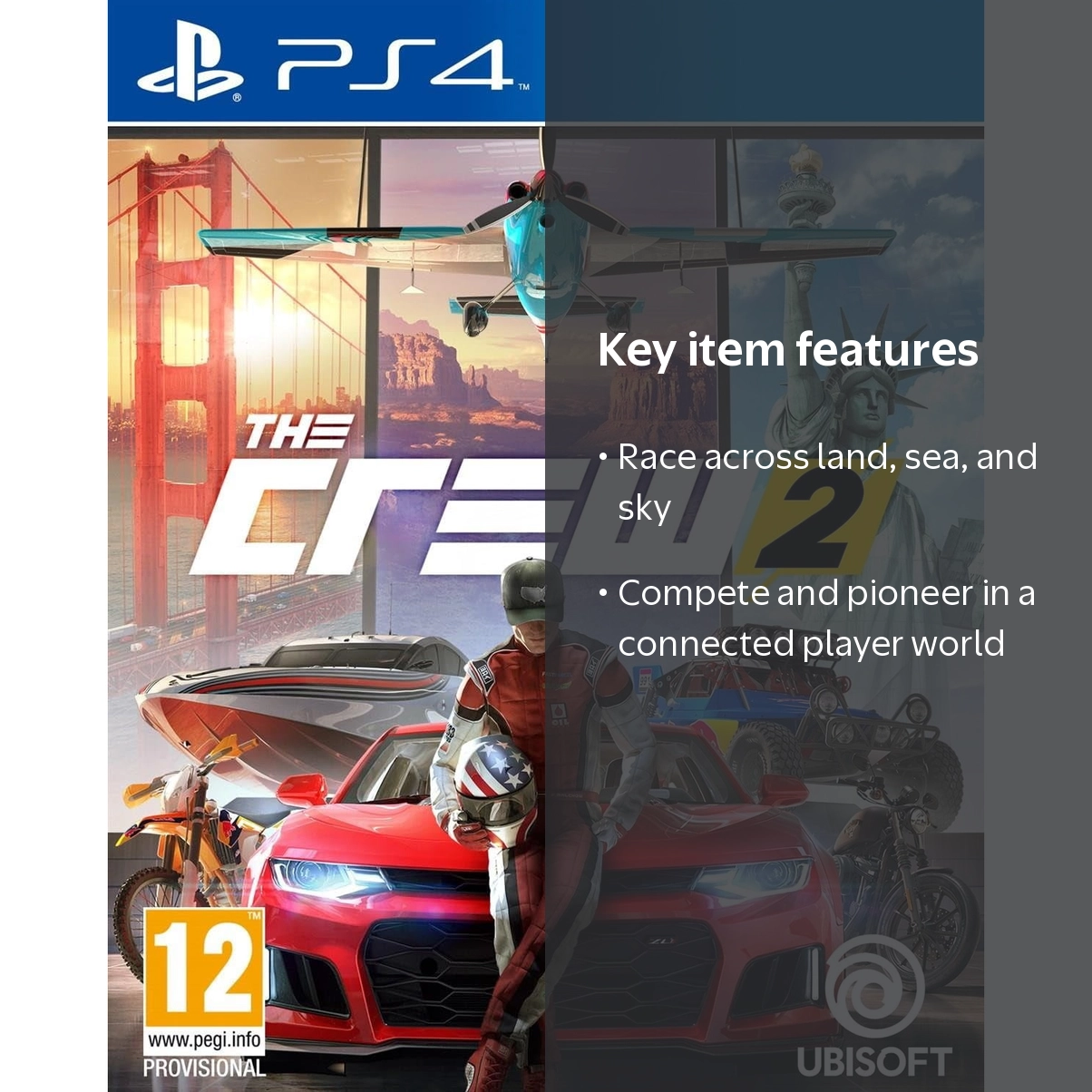 Ubisoft, The Crew 2, PS4, MotorSports Racing Off-Road Driving