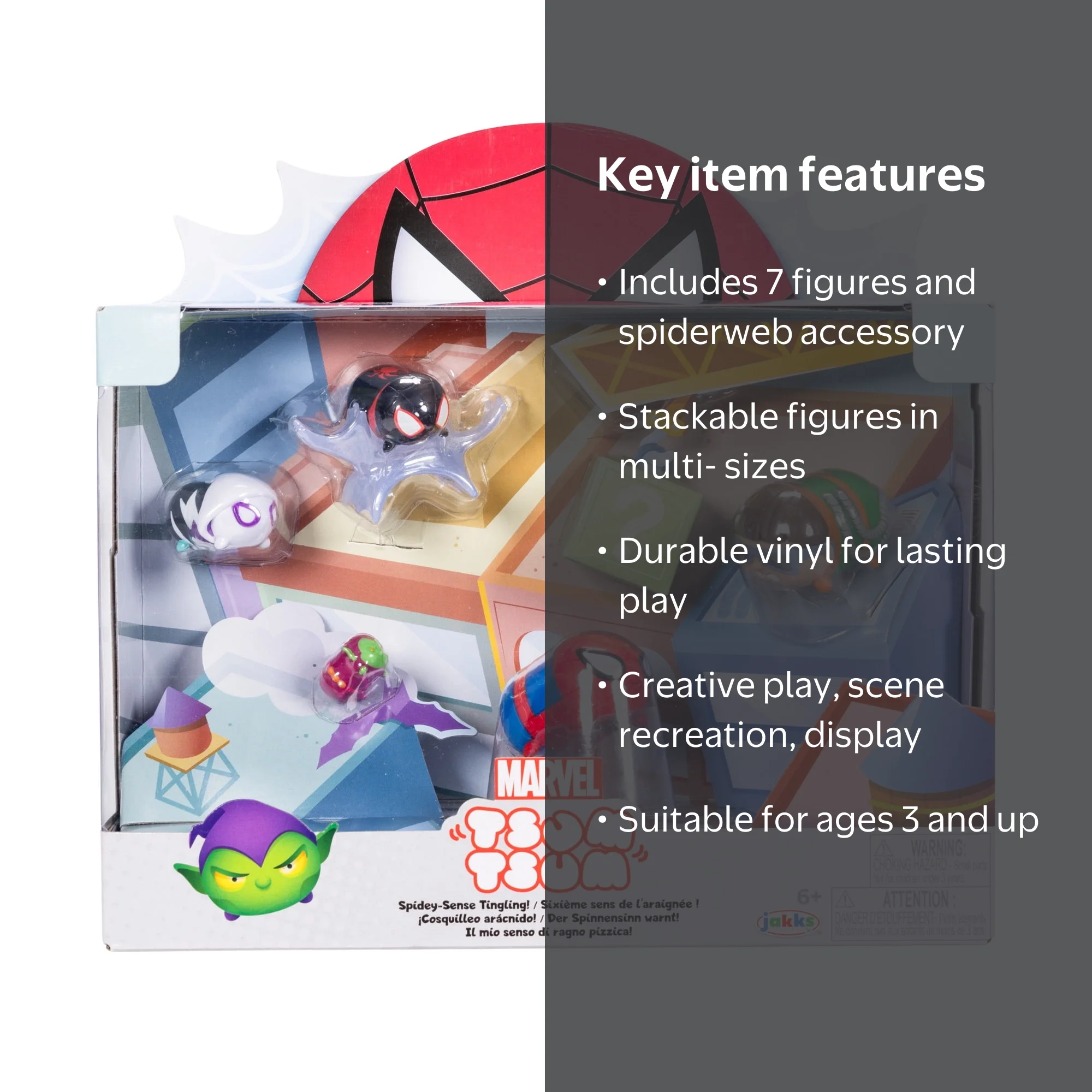 Marvel Tsum Tsum Spider-Man Deluxe Collectable Story Theme Set