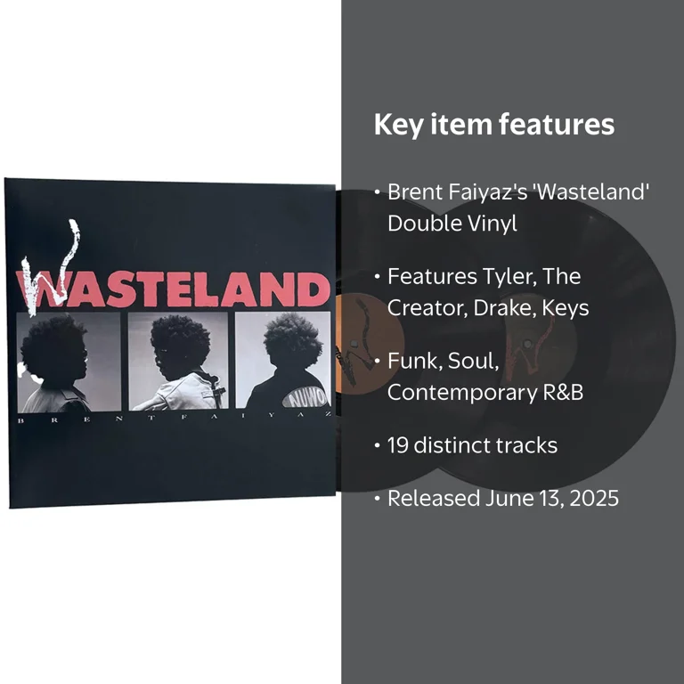 BRENT FAIYAZ - WASTELAND LP レコード Brent Faiyaz – Wasteland LP - Walmart.com