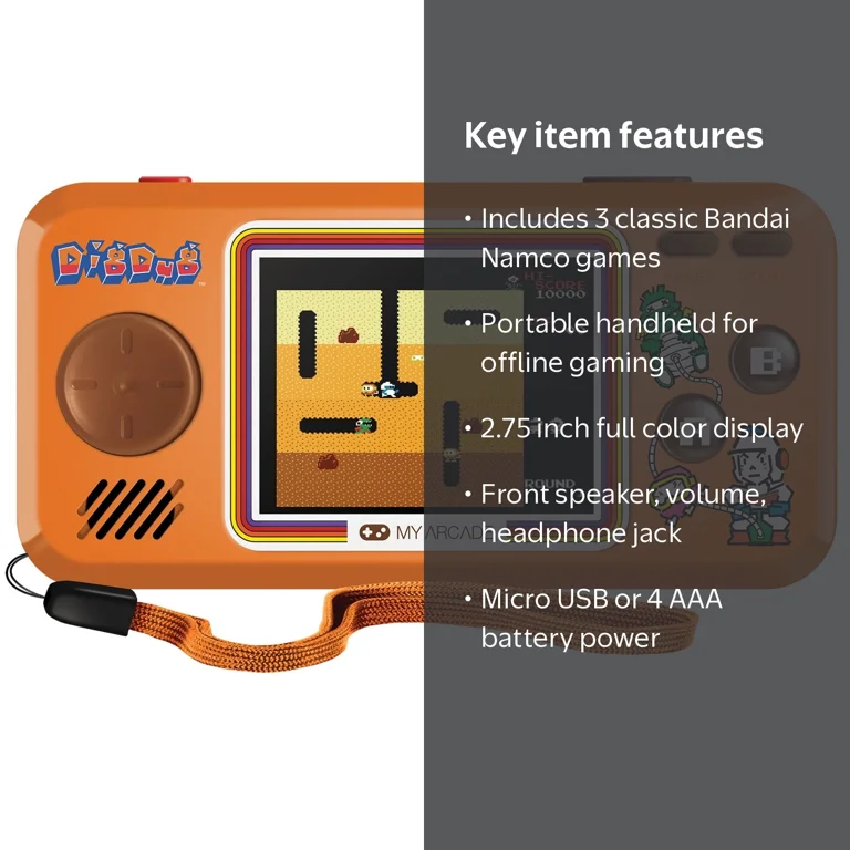 My Arcade Dig Dug Pocket Player - Collectible Handheld Game