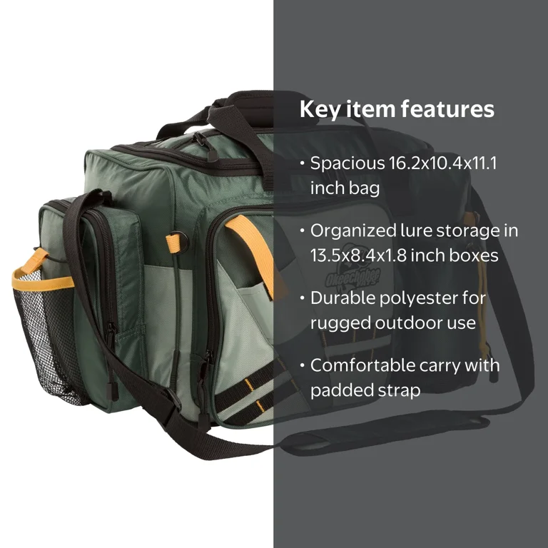 blue tackle bag with plastic zipper 100 dollars 6th Sense Bait When your fishing trips demand maximum gear GearMaster XL Tackle Bag