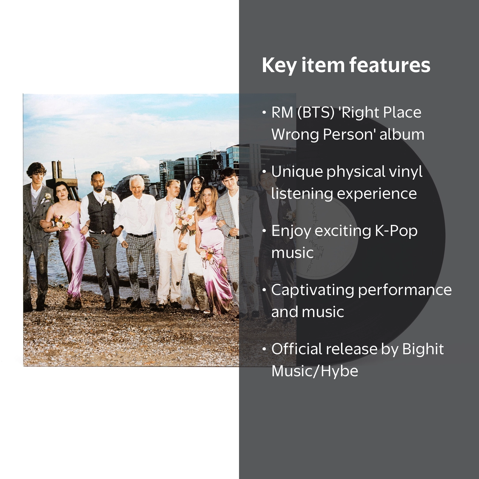 RM (BTS) - Right Place Wrong Person - Vinyl Music & Performance