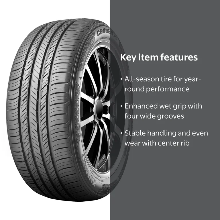 【2024年製】225/55R19 クムホ KUMHO 本/韓国製 Kumho Tire, SUV Crossover All Season Tire, 225/55R19, 99V