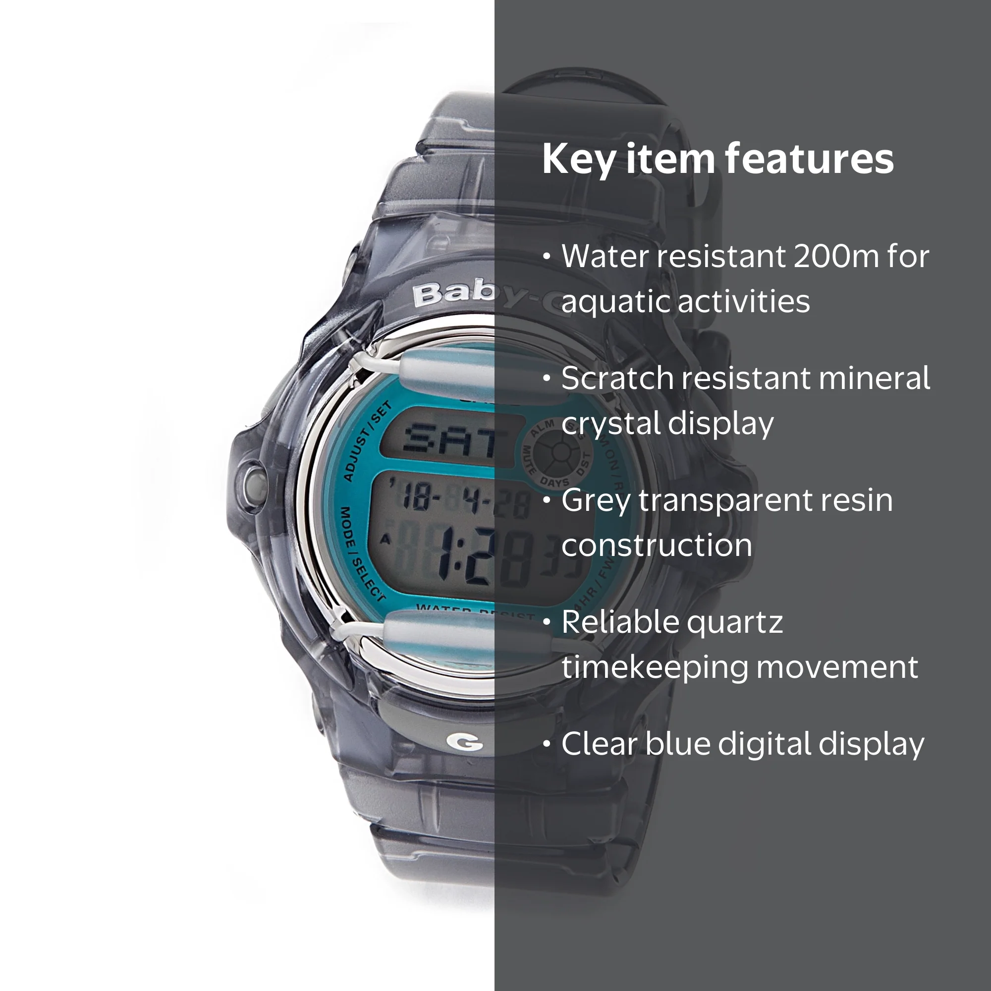 Casio Baby-G Sports Watch BG169R-8B | Waterproof with Digital