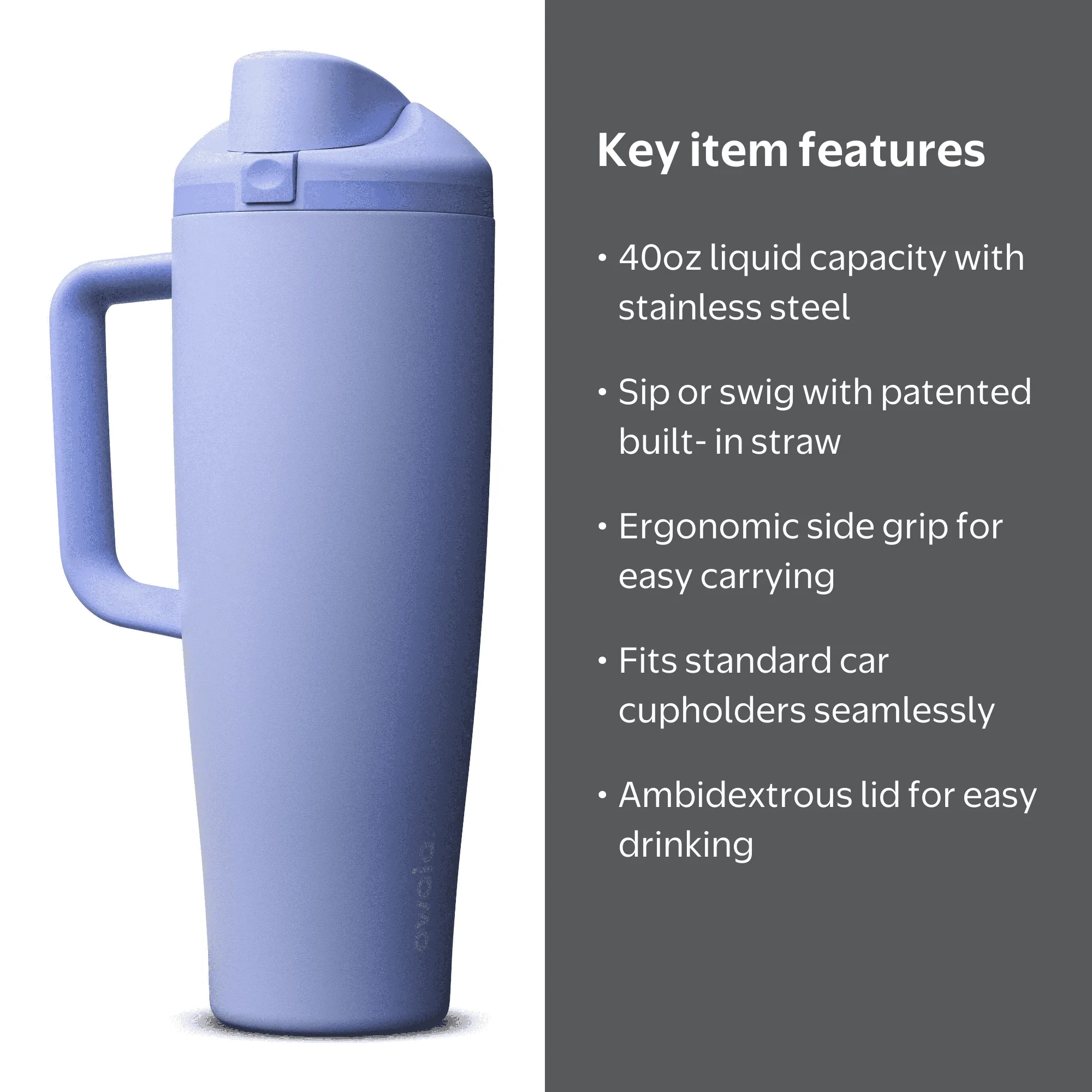 Owala FreeSip Tumbler Stainless Steel 40oz. Out of the Blue