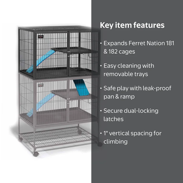 MidWest Homes for Pets 183 Ferret Nation Add-On Unit Small Animal