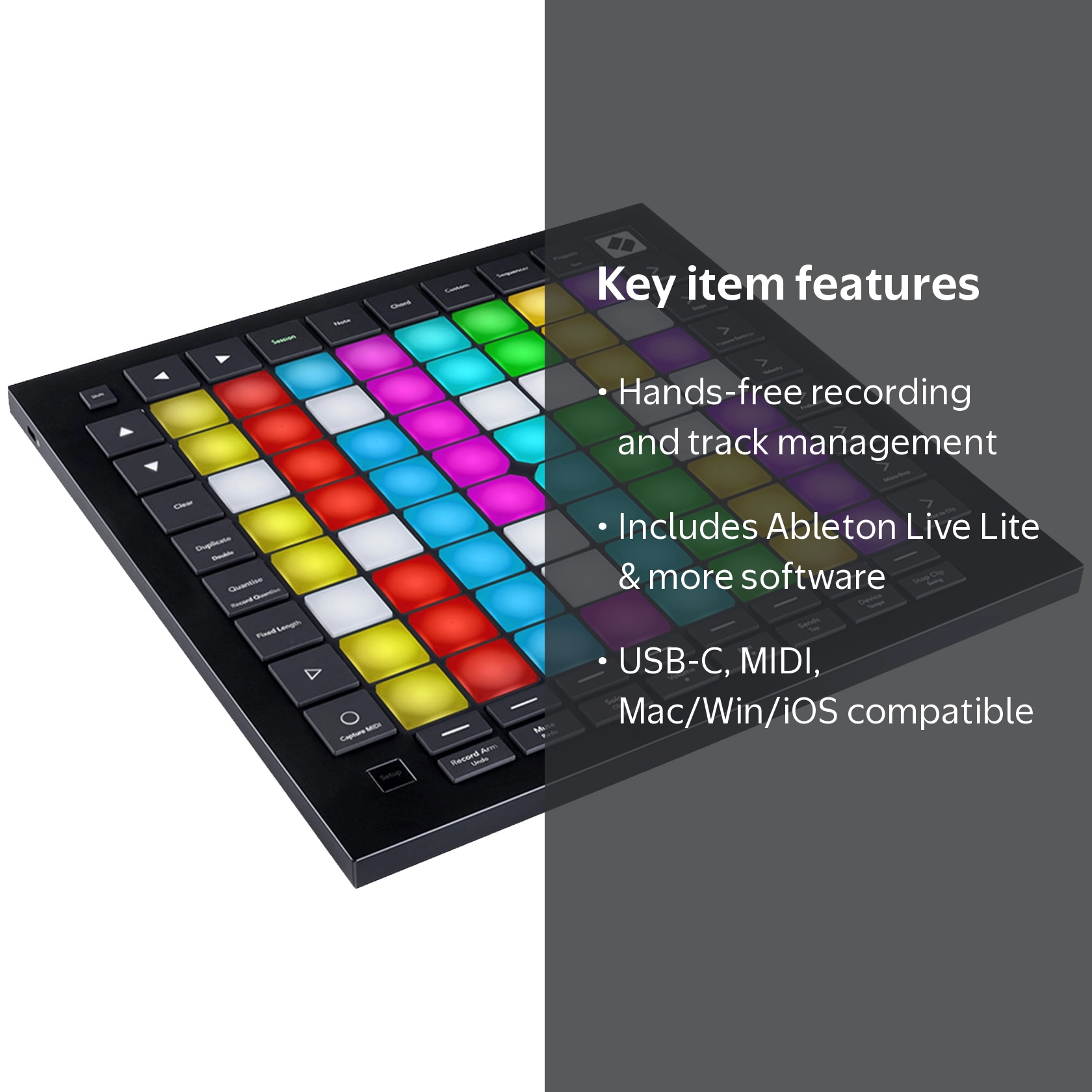 Novation Launchpad Pro MK3 Ableton Live USB MIDI RGB 64-Pad DJ