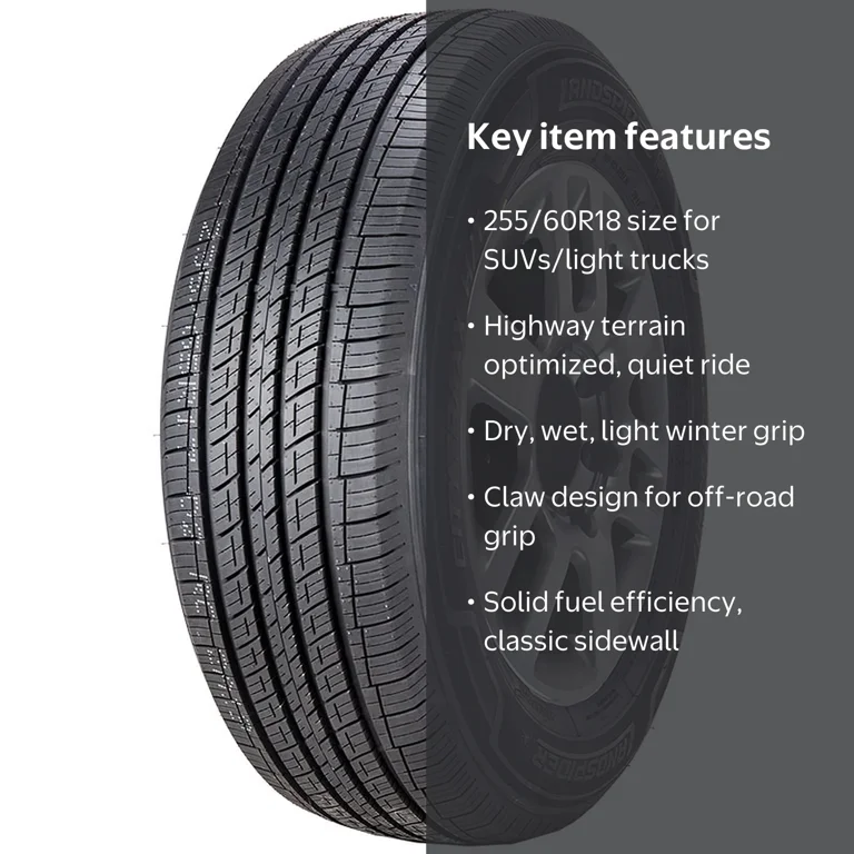 Landspider, Passenger Tire, 255/60R18, All Season, XL - Walmart.com