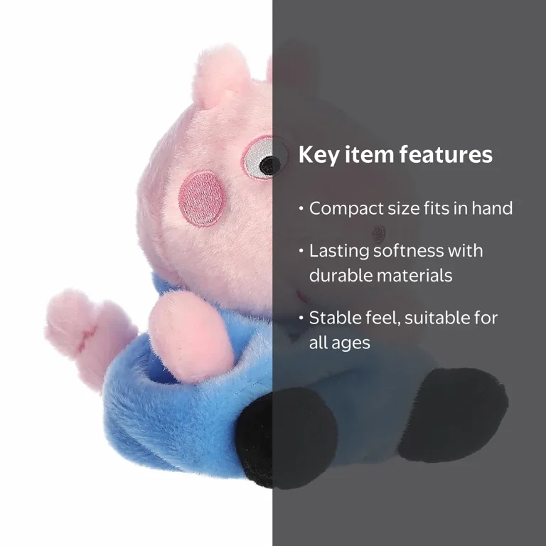 Aurora - Mini Pink Playful Stuffed Animal - 4