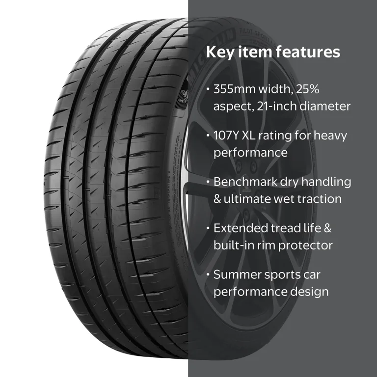 Michelin Pilot Sport 4S Autocross 355/25ZR21 (107Y) XL Passenger