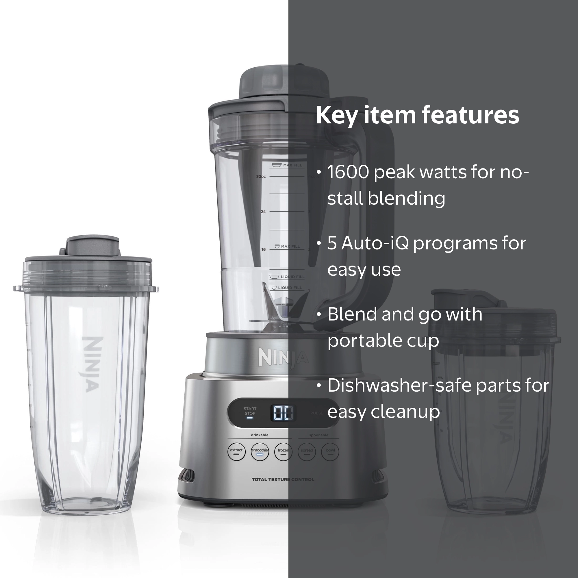 Ninja TWISTi, High-Speed Blender DUO with Total Texture Control