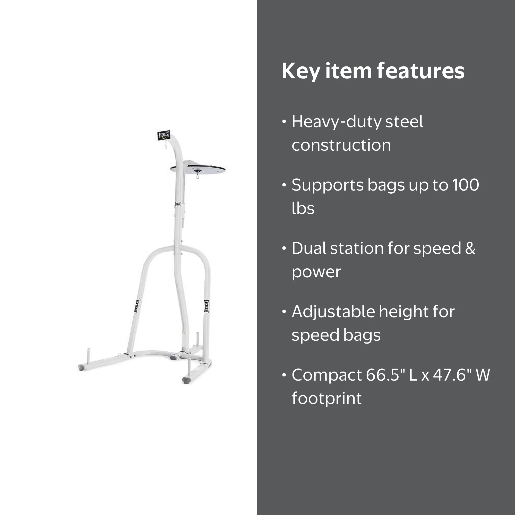 Everlast Dual Station Heavy Duty Powder Coated Steel Heavy and